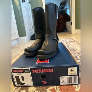 Durango Black Moto Boots